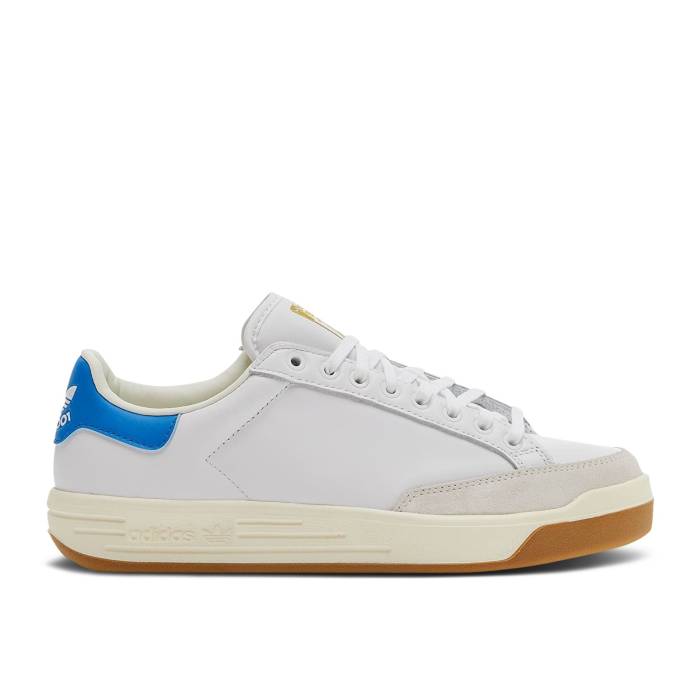 アディダス Adidas 【 Rod Laver \u0027White Blue Rush\u0027 Men Cloud White/Cloud White/Blue Rush 】 青み 青色 メンズ 白いこと 白いこと 青み 青色 rush 混雑時