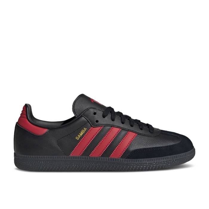 アディダス Adidas 【 Manchester United X Samba Home Kit Men Core Black/Mufc Red/Core Black 】 ユナイテッド サンバ メンズ コア 黒色 ブラック Red 赤・レッド