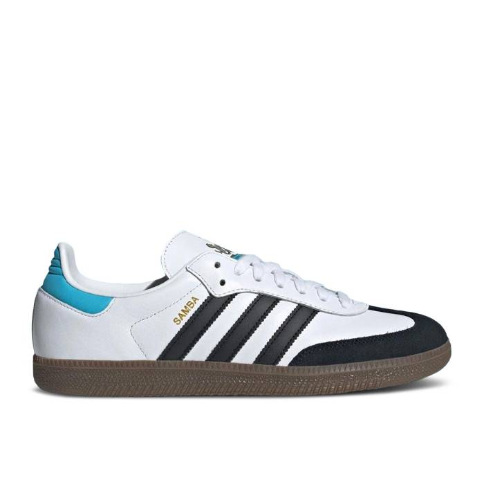 アディダス Adidas 【 Newcastle United Fc X Samba \u0027Home Kit\u0027 Men Footwear White/Core Black/Sky Rush 】 ユナイテッド サンバ メンズ 白いこと 白いこと 中核グループ 黒いこと 黒いこと 天の原 rush 混雑時