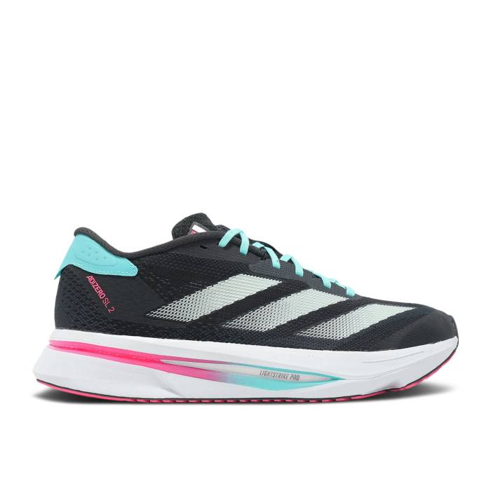 アディダス Adidas 【 Wmns Adizero Sl2 \u0027Carbon Crystal Jade Flash Aqua\u0027 Women Carbon/Crystal Jade/Flash Aqua 】 アディゼロ 翡翆・ジェード レディース 炭素 翡翆・ジェード アクア