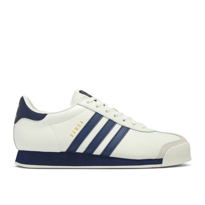 アディダス Adidas 【 Samoa \u0027Off White Dark Blue\u0027 Men Off White/Dark Blue/Gold Metallic 】 Samoa サモア 白いこと 白いこと メンズ 白いこと 白いこと 青味 青み ゴールド