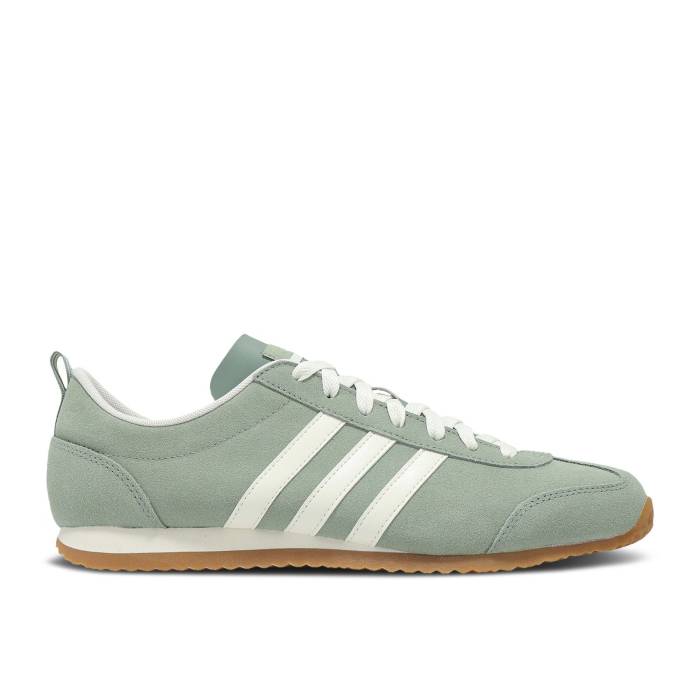 アディダス Adidas 【 Vs Jog 2.0 \u0027Silver Green Gum\u0027 Men Silver Green/Off White/Gum 】 green 緑・緑であること メンズ Silver しろがね色・しろがね色 green 緑・緑であること 白いこと 白いこと