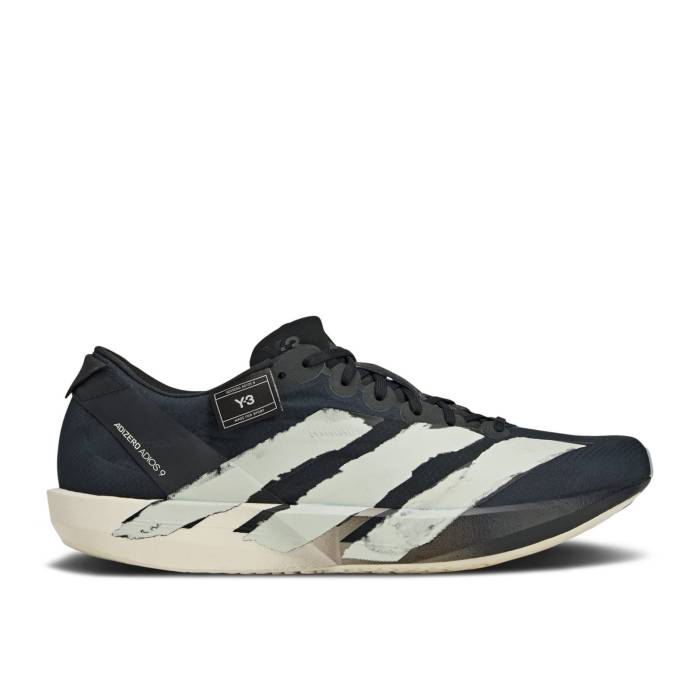 アディダス Adidas 【 Y-3 Adizero Adios 9 \u0027Black Off White\u0027 Men Black/Black/Off White 】 アディゼロ アディオス メンズ 黒いこと 黒いこと 白いこと 白いこと