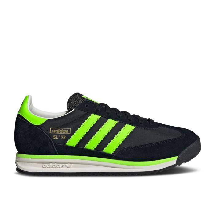 アディダス Adidas 【 Sl72 Rs Black Solar Green Men Core Black/Solar Green/Off White 】 メンズ コア 黒色 ブラック green 緑・グリーン 白色 ホワイト