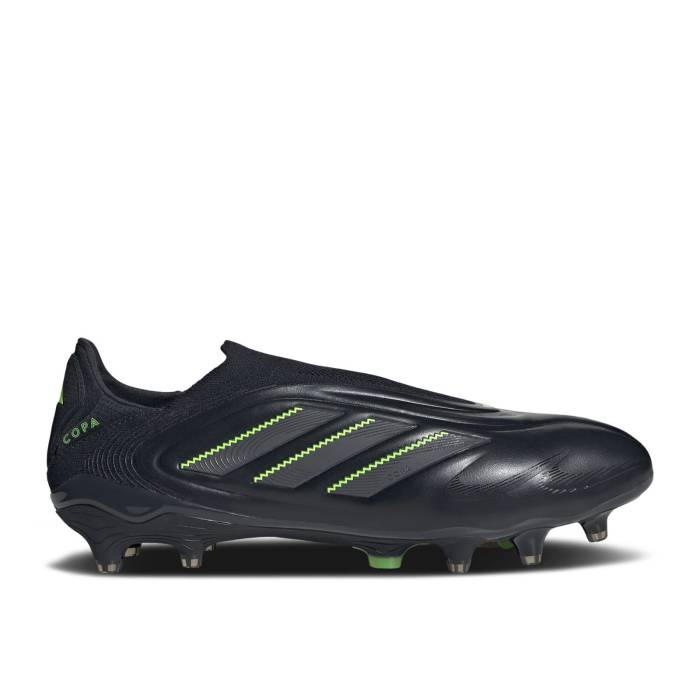 アディダス Adidas 【 Copa Pure 3 Elite Laceless Fg \u0027Electric Stealth Pack\u0027 Men Core Black/Dgh Solid Grey/Lucid Lemon 】 純然たる エリート ステルス メンズ 中核グループ 黒いこと 黒いこと 益荒男 薄墨色 薄墨色