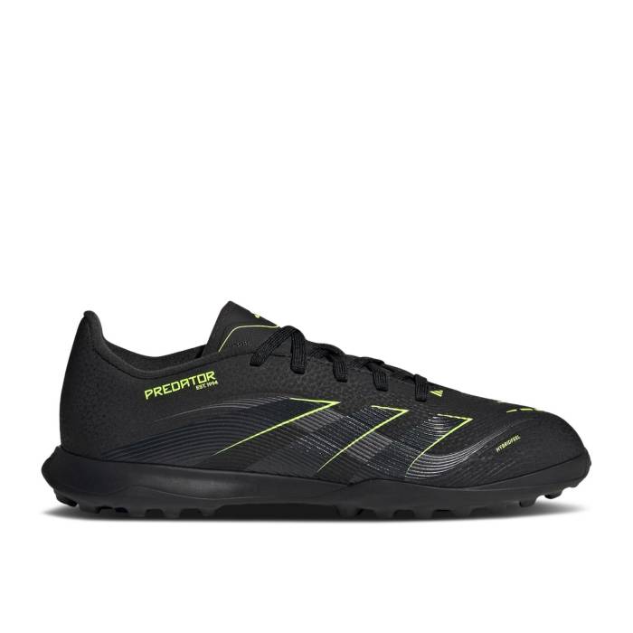 アディダス Adidas 【 Predator League Tf K \u0027Electric Stealth Pack\u0027 Youth Core Black/Carbon/Lucid Lemon 】 プレデター ステルス お坊っちゃん キッズ 中核グループ 黒いこと 黒いこと 炭素