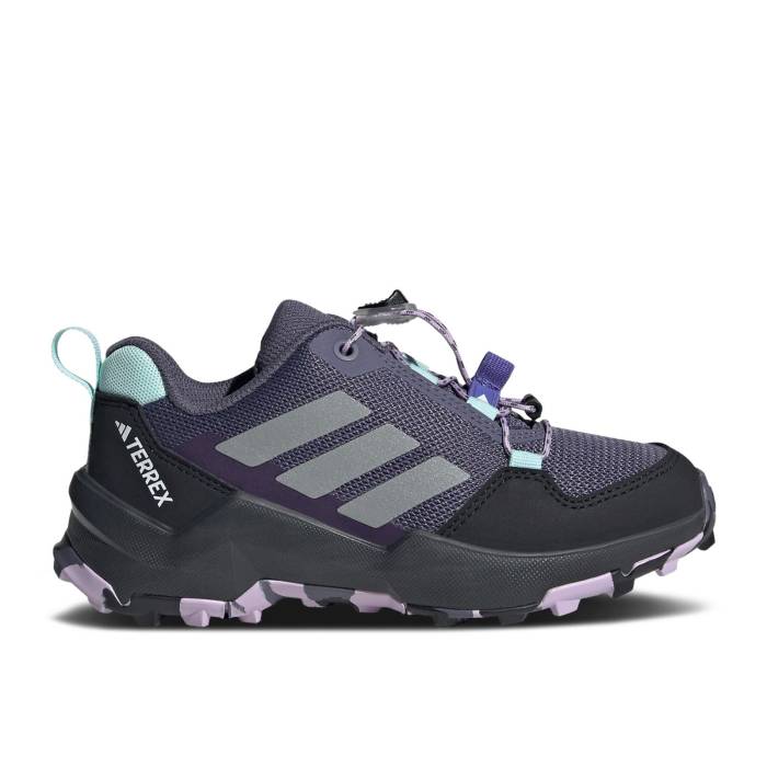 アディダス Adidas 【 Terrex Ax4S K \u0027Speed Lace - Preloved Violet\u0027 Youth Preloved Violet/Matte Silver/Powder Plum 】 お坊っちゃん キッズ 紫・相撲取り草 Silver しろがね色・しろがね色