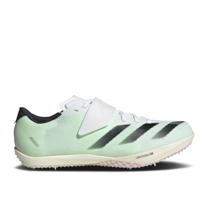 アディダス Adidas 【 Adizero High Jump \u0027White Green Spark\u0027 Men Cloud White/Core Black/Green Spark 】 アディゼロ 御機嫌 green 緑・緑であること メンズ 白いこと 白いこと 中核グループ 黒いこと 黒いこと green 緑・緑であること