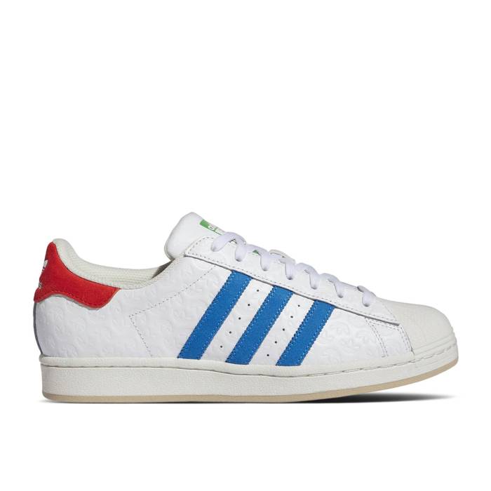 アディダス Adidas 【 Superstar 'Debossed Trefoil' Men Footwear White/Red/Green 】 Superstar スーパースター メンズ 白色 ホワイト Red 赤・レッド green 緑・グリーン 40,625円