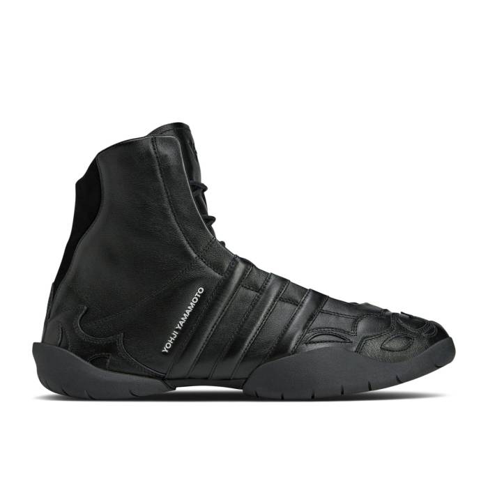 アディダス Adidas 【 Y-3 Regu 2002 High \u0027Triple Black\u0027 Men Black/Black/Black 】 御機嫌 メンズ 黒いこと 黒いこと