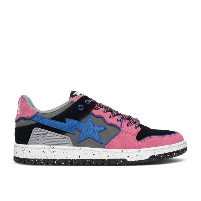 ベイプ Bape 【 Sk8 Sta #1 M2 \u0027Pink\u0027 Men Pink 】 メンズ pink さくら色