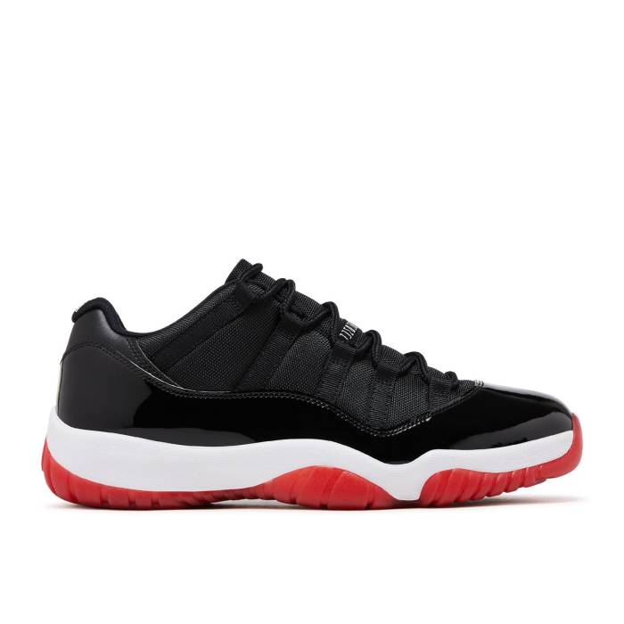 ナイキ エアジョーダン Air Jordan 【 Jordan 11 Retro Low Bred 2025 Men Black/Varsity Red/White 】 レトロ メンズ 黒色 ブラック Red 赤・レッド 白色 ホワイト