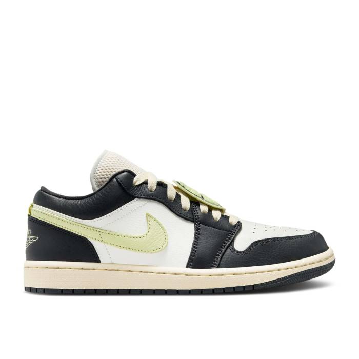 ナイキ エアジョーダン Air Jordan 【 Jordan 1 Low Fall League Men Sail/Anthracite/Luminous Green/White 】 メンズ green 緑・グリーン 白色 ホワイト