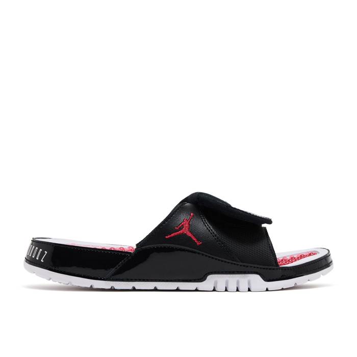 ナイキ エアジョーダン Air Jordan 【 Jordan Hydro 11 Retro Slide Bred Men Black/Gym Red/White 】 Hydro ハイドロ レトロ Slide サンダル メンズ 黒色 ブラック Red 赤・レッド 白色 ホワイト