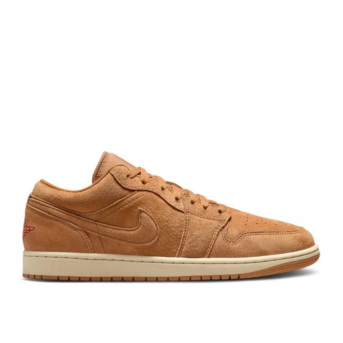 ナイキ エアジョーダン Air Jordan 【 Jordan 1 Low \u0027Flax\u0027 Men Flax/Varsity Red/Muslin 】 メンズ Red 赤・赤いこと