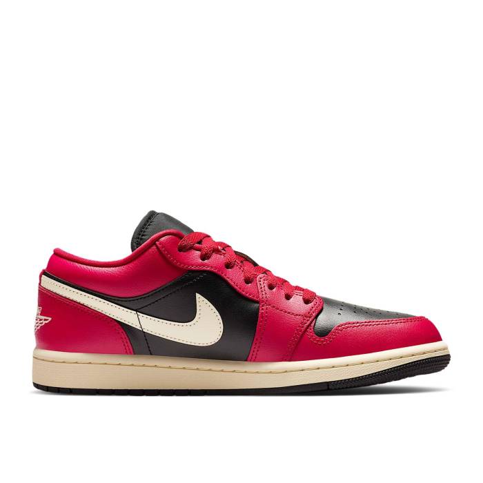 ナイキ エアジョーダン Air Jordan 【 Wmns Jordan 1 Low \u0027Mystic Hibiscus Black\u0027\u0027 Women Mystic Hibiscus/Black/Coconut Milk 】 レディース 黒いこと 黒いこと