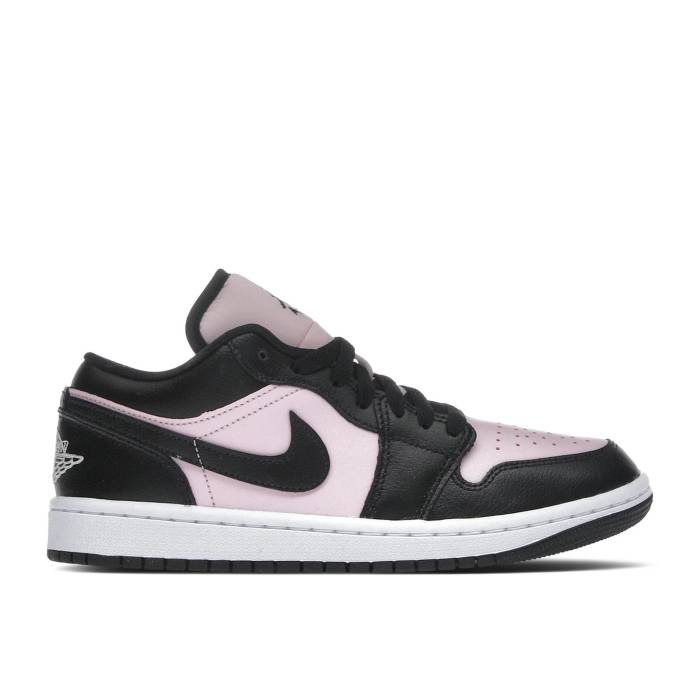ナイキ エアジョーダン Air Jordan 【 Wmns Jordan 1 Low Se \u0027Pink Foam Black\u0027 Women Pink Foam/White/Black 】 レディース pink サクラ色 白いこと 白いこと 黒いこと 黒いこと