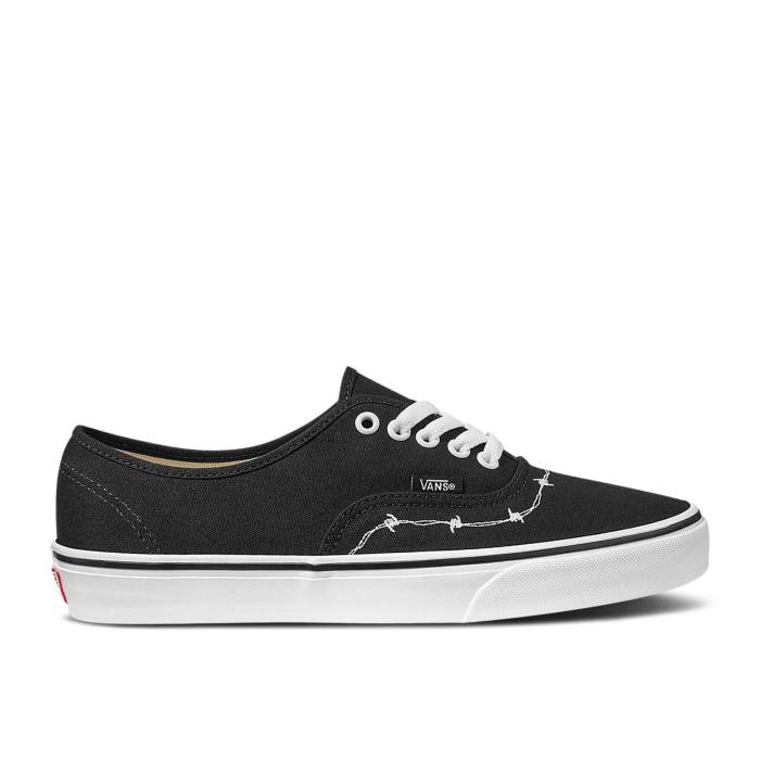 ヴァンズ Vans 【 Authentic \u0027Barbed - Black White\u0027 Men Black/White 】 オーセンティック 黒いこと 黒いこと メンズ 黒いこと 黒いこと 白いこと 白いこと