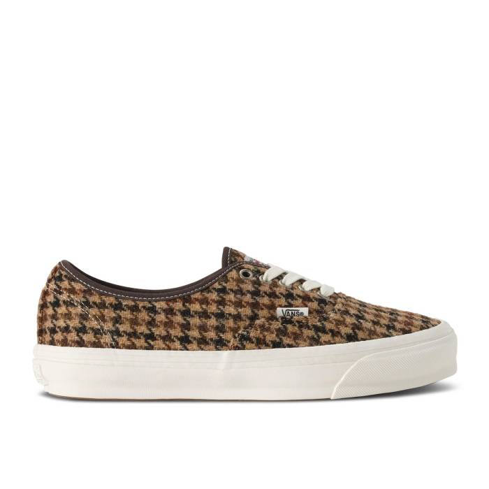 ヴァンズ Vans 【 Premium Authentic \u0027Harris Tweed Pack - Brown\u0027 Men Brown 】 Premium 割り増し金 オーセンティック メンズ 赤銅色 赤銅色