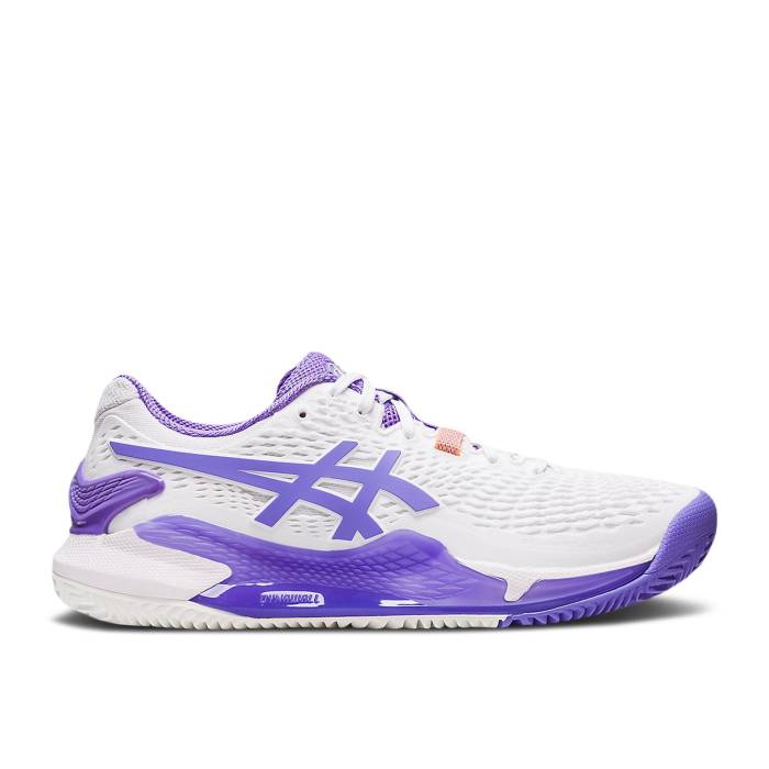 アシックス Asics 【 Wmns Gel Resolution 9 Clay 'White Amethyst' Women White/Amethyst 】 レディース 白色 ホワイト