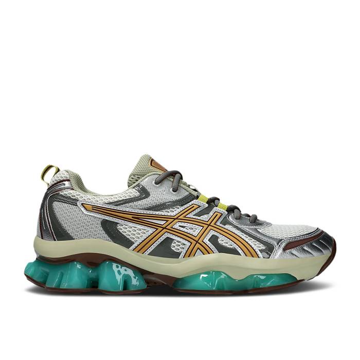 アシックス Asics 【 Gel Quantum Kinetic \u0027White Khaki\u0027 Men White/Khaki 】 メンズ 白いこと 白いこと カーキ