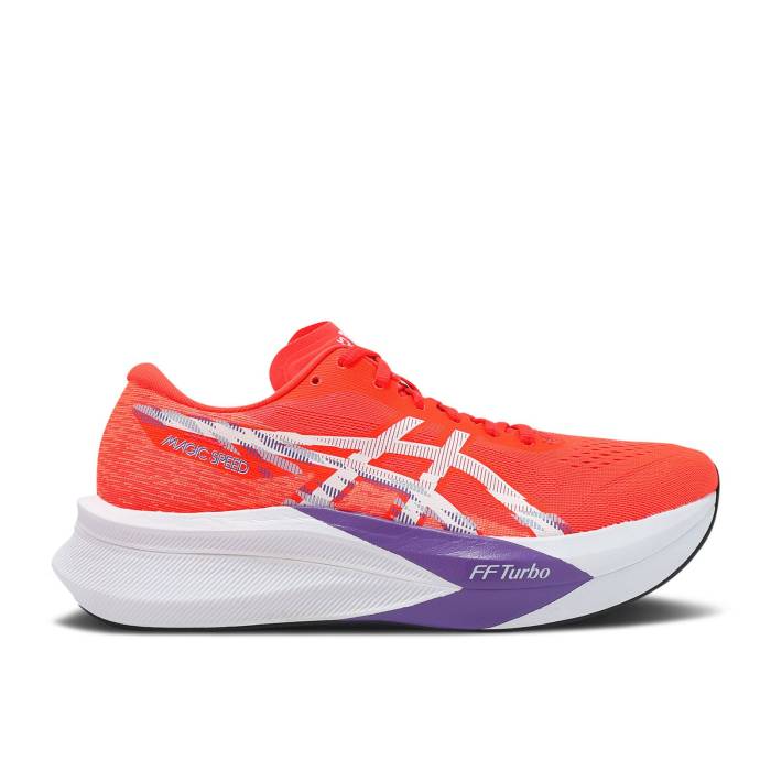 アシックス Asics 【 Magic Speed 4 Flash Red Men Flash Red/White 】 マジック Speed スピード メンズ Red 赤・レッド 白色 ホワイト