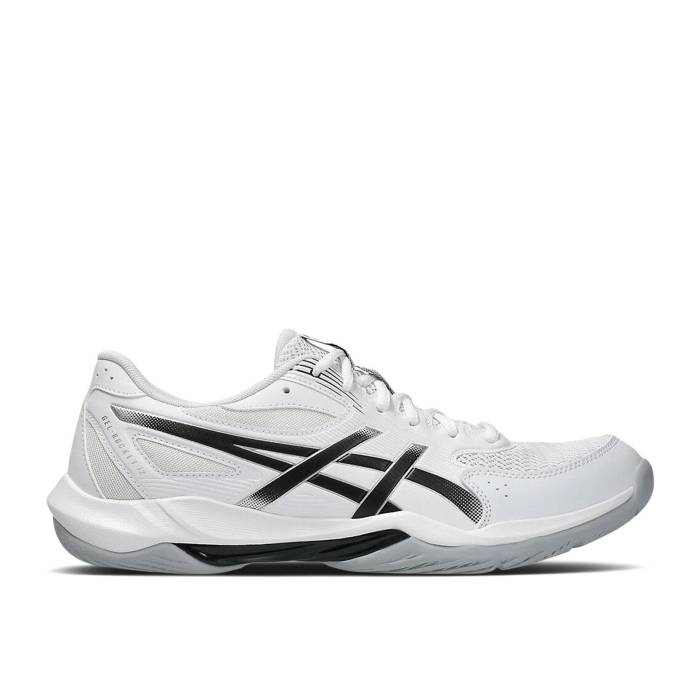 アシックス Asics 【 Gel Rocket 12 'White Black' Men White/Black 】 メンズ 白色 ホワイト 黒色 ブラック