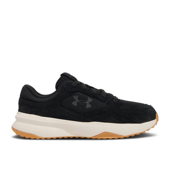 アンダーアーマー Under Armour 【 Charged Edge Suede \u0027Black White Quartz\u0027 Men Black/White Quartz 】 スエード・スウェード 白いこと 白いこと メンズ 黒いこと 黒いこと 白いこと 白いこと