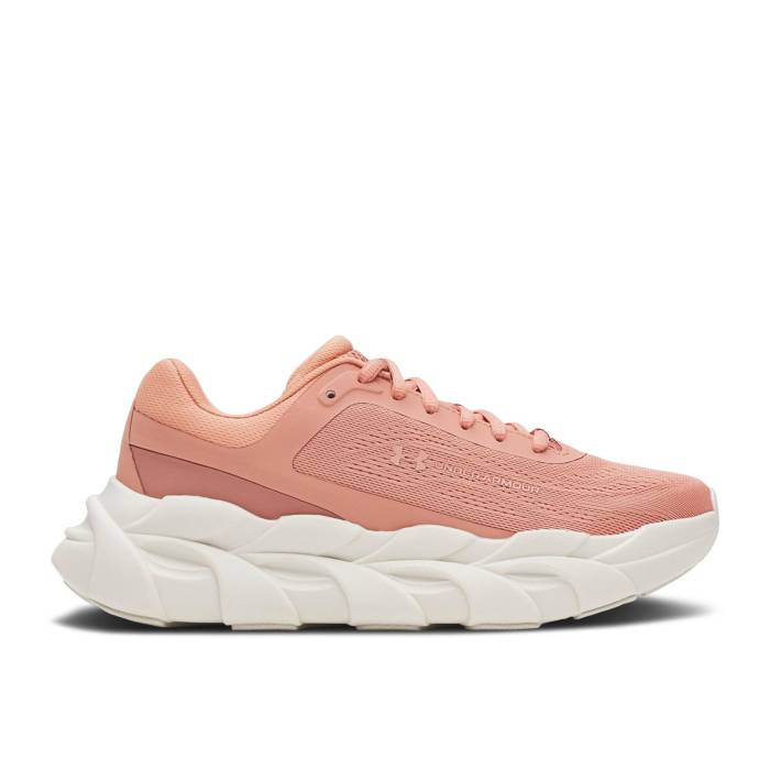 アンダーアーマー Under Armour 【 Wmns Halo Runner \u0027Canyon Pink\u0027 Women Canyon Pink/Summit White 】 レディース pink サクラ色 白いこと 白いこと