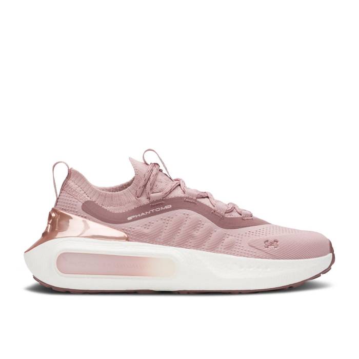 アンダーアーマー Under Armour 【 Wmns Hovr Phantom 4 \u0027Chrome - Tourmaline Pink\u0027 Women Tourmaline Pink/White Quartz/Metallic Tourmaline Pink 】 レディース pink サクラ色 白いこと 白いこと