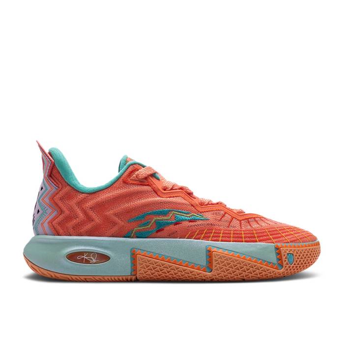 Anta 【 Kai 2 \u0027Sun\u0027 Men Orange/Green/Purple 】 メンズ orange 橙・オレンジ色 green 緑・緑であること Purple 紫・パープル
