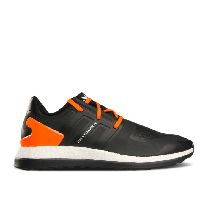 アディダス Adidas 【 Y-3 Pureboost Zg 'Black White' Men Core Black/Footwear White//Orange 】 メンズ コア 黒色 ブラック 白色 ホワイト orange 橙・オレンジ