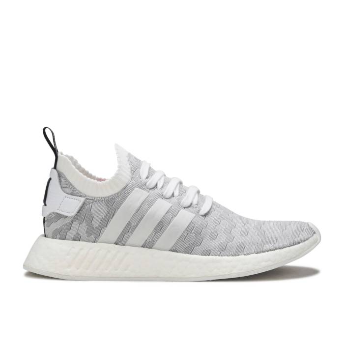 アディダス Adidas 【 Wmns Nmd_R2 Primeknit 'White Black Pink' Women Running White/Running White/Core Black 】 黒色 ブラック レディース 白色 ホワイト コア 黒色 ブラック
