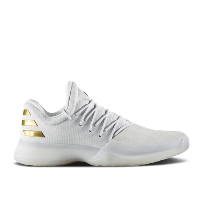 アディダス Adidas 【 Harden Vol. 1 Mvp Men White/Gold/Gum 】 ハーデン メンズ 白色 ホワイト ゴールド
