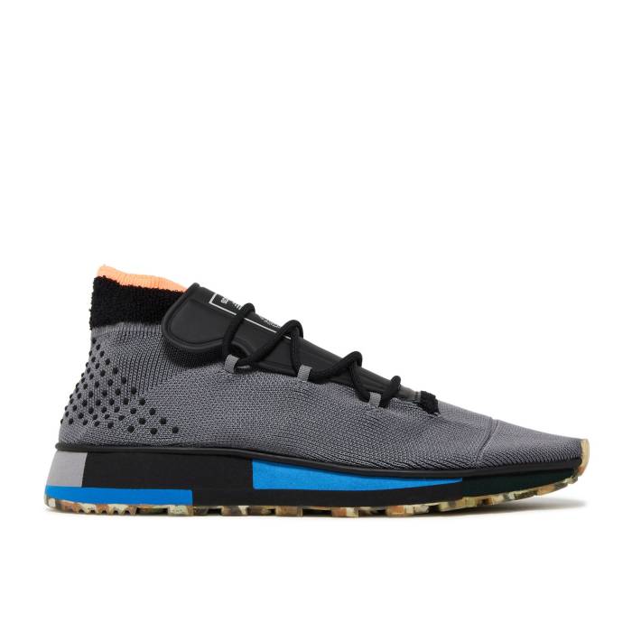 アディダス Adidas 【 Alexander Wang X Aw Run Mid \u0027St Crag\u0027 Men Grey/Core Black/Glow Orange 】 幽客 ミッド メンズ 薄墨色 薄墨色 中核グループ 黒いこと 黒いこと orange 橙・オレンジ色