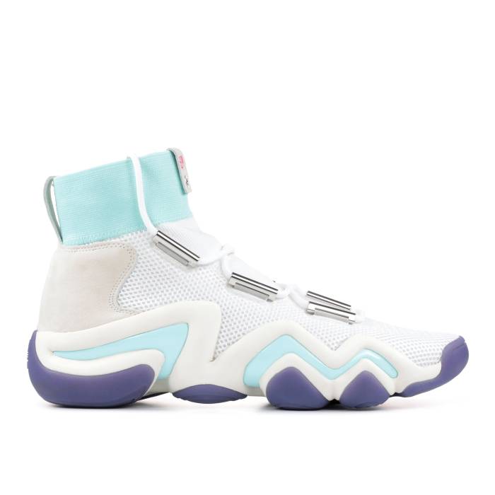 アディダス Adidas 【 Nice Kicks X Crazy 8 Adv \u0027White Lined Emerald\u0027 Men White/Teal/Purple 】 クレイジー メンズ 白いこと 白いこと Purple 紫・パープル