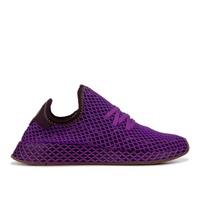 アディダス Adidas 【 Dragon Ball Z X Deerupt \u0027Son Gohan\u0027 Men Shock Purple/Red Night/Shock Yellow 】 火竜 メンズ ぼうぜん自失 Purple 紫・パープル Red 赤・赤いこと ナイト爵 yellow 黄味がかった・黄色