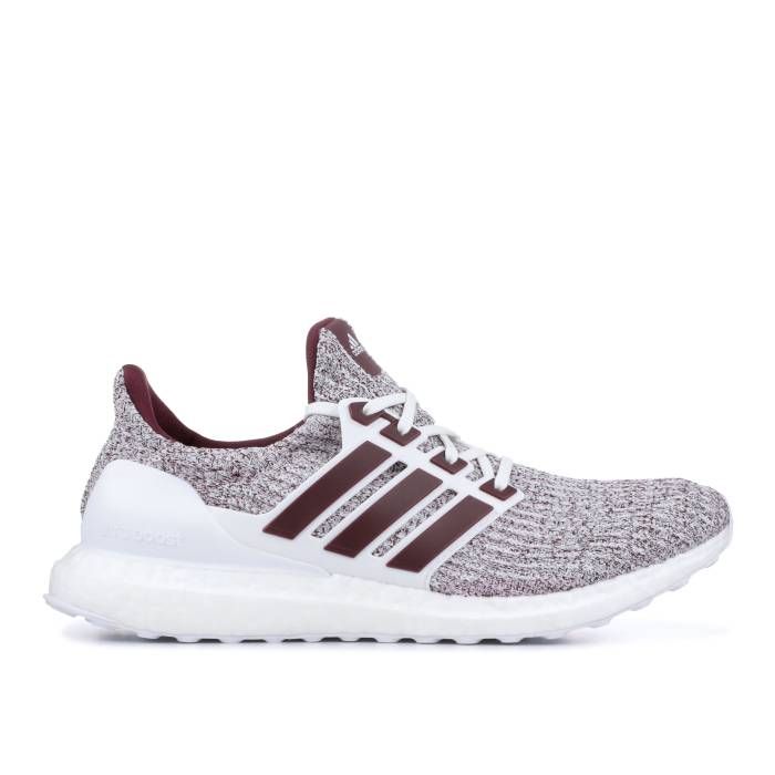 アディダス Adidas 【 Ultraboost 4.0 'White Burgundy' Men White/Burgundy 】 メンズ 白色 ホワイト ワイン色・バーガンディー