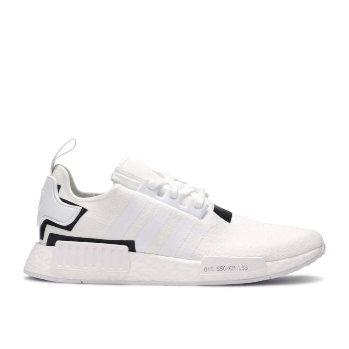 アディダス Adidas 【 Nmd_R1 \u0027Colorblock - White Black\u0027 Men Cloud White/Cloud White/Core Black 】 白いこと 白いこと メンズ 白いこと 白いこと 中核グループ 黒いこと 黒いこと
