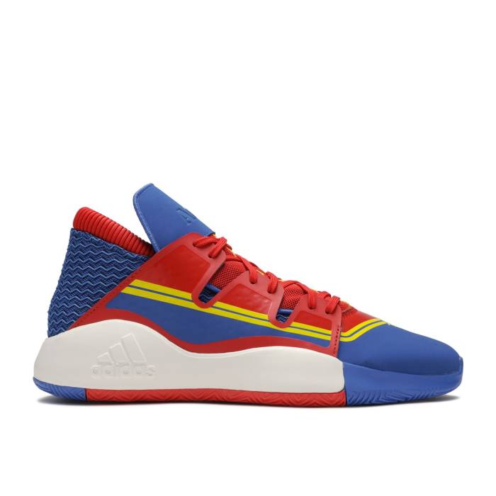 アディダス Adidas 【 Marvel X Pro Vision 'Heroes Among Us: Captain Marvel' Men Blue/Red/Bright Yellow 】 プロ メンズ 青色 ブルー Red 赤・レッド yellow 黄色・イエロー