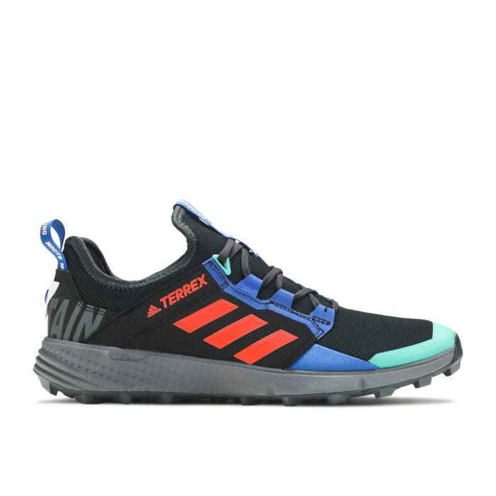 アディダス Adidas 【 White Mountaineering X Terrex Agravic Speed \u0027Black Royal\u0027 Men Core Black/Active Orange/Collegiate Royal 】 白いこと 白いこと Speed 機敏さ メンズ 中核グループ 黒いこと 黒いこと orange 橙・オレンジ色