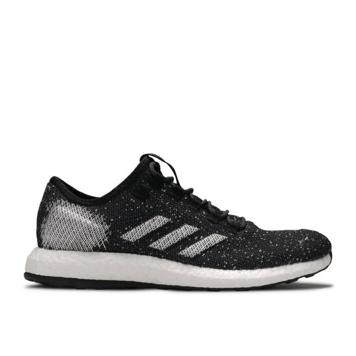 アディダス Adidas 【 Pureboost \u0027Oreo\u0027 Men Core Black/Running White/Raw White 】 メンズ 中核グループ 黒いこと 黒いこと 白いこと 白いこと