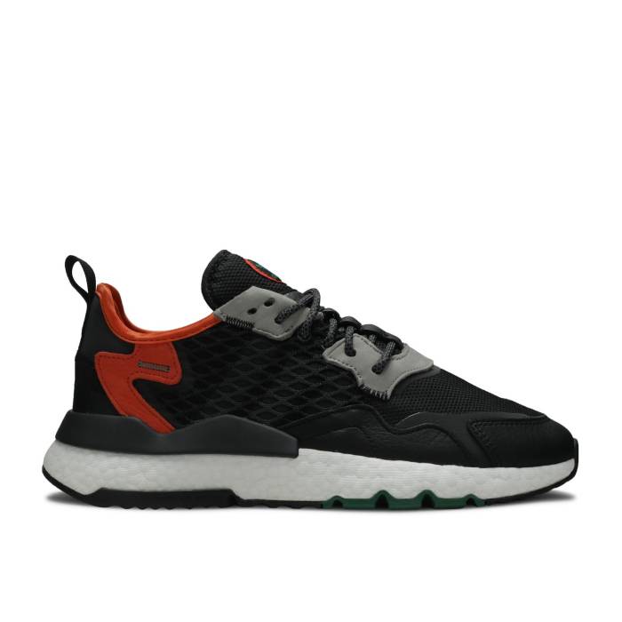 アディダス Adidas 【 Nite Jogger 'Cordura' Men Core Black/Grey Six/Orange 】 ジョガーパンツ メンズ コア 黒色 ブラック 灰色 グレー orange 橙・オレンジ
