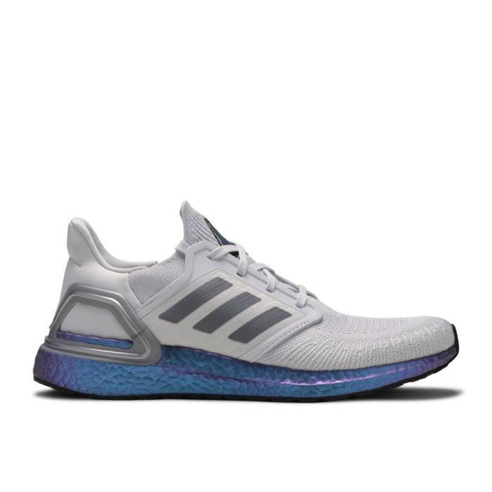 アディダス Adidas 【 Wmns Ultraboost 20 'Blue Boost' Women Dash Grey/Grey Three/Boost Blue Violet Metallic 】 レディース 灰色 グレー ブースト 青色 ブルー 紫・バイオレット