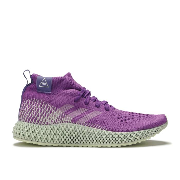 アディダス Adidas 【 Pharrell Williams X 4D Runner Active Purple Men Active Purple/White Tint 】 メンズ Purple 紫・パープル 白色 ホワイト