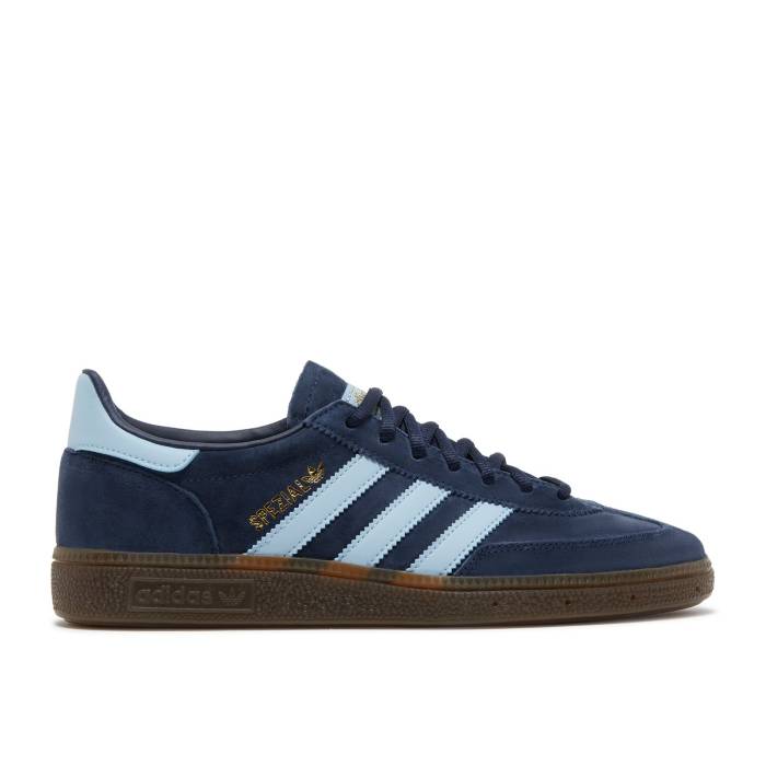 アディダス Adidas 【 Handball Spezial \u0027Collegiate Navy Clear Sky\u0027 Men Collegiate Navy/Clear Sky/Gum 】 ハンドボール スペシアル 紺色 米国海軍 メンズ 紺色 米国海軍 天の原