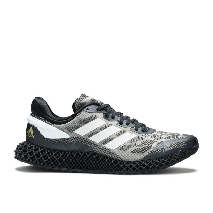 アディダス Adidas 【 4D Runner 1.0 Core Black Men Core Black/Cloud White/Gold Metallic 】 メンズ コア 黒色 ブラック 白色 ホワイト ゴールド