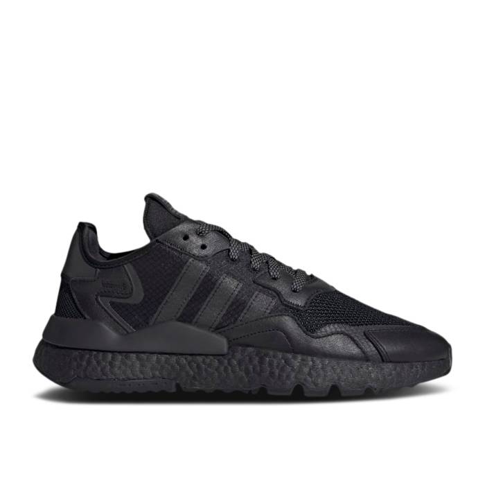 アディダス Adidas 【 Nite Jogger \u0027Triple Black\u0027 Men Core Black/Core Black/Core Black 】 ジョガーパンツ メンズ 中核グループ 黒いこと 黒いこと