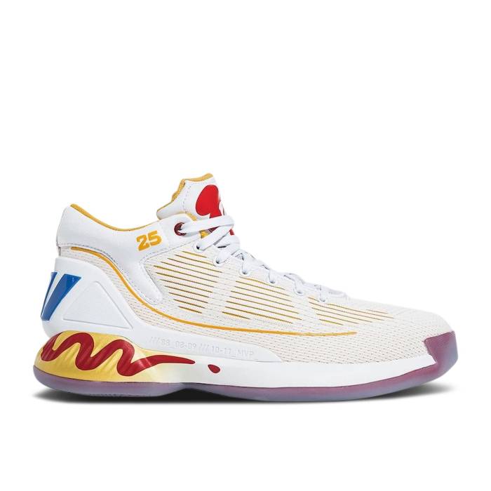 アディダス Adidas 【 Mcdonald's X D Rose 10 'Rose Sauce' Men Cloud White/Bold Gold/Red 】 Rose ローズ メンズ 白色 ホワイト ゴールド Red 赤・レッド｜スニケス 40,885円