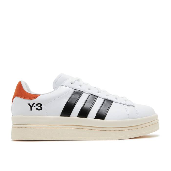 アディダス Adidas 【 Y-3 Hicho 'White Black Red' Men Core White/Core Black/Red 】 黒色 ブラック メンズ コア 白色 ホワイト 黒色 ブラック Red 赤・レッド｜スニケス